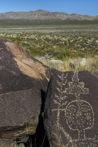 New Mexico, Petroglyph etchings on rock